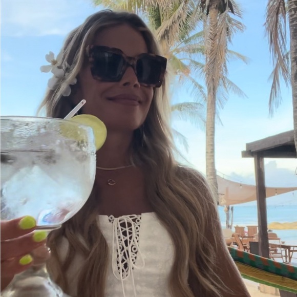 CELINE Acetate Square Sunglasses CL40130I Havana - Picture 3 of 6